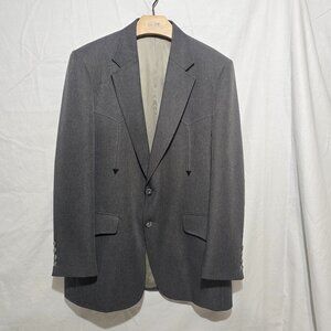 Vtg Sheplers Made in USA Men's Western Sport Coat - Gray - Sz 40R*